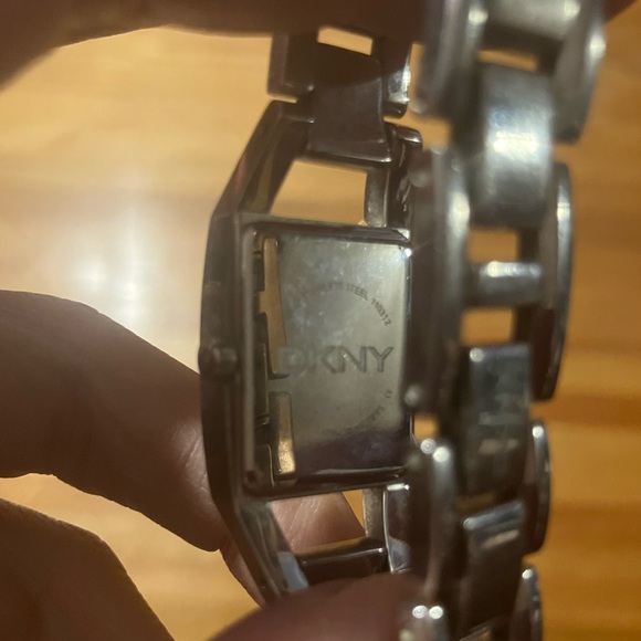 DKNY Silver Rectangular Watch - Picture 4 of 4